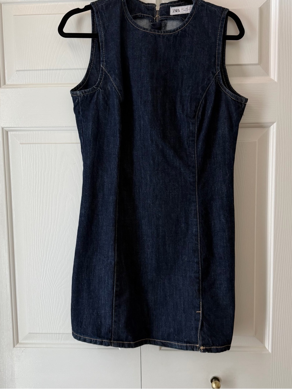 Zara Dark Wash Denim Dress